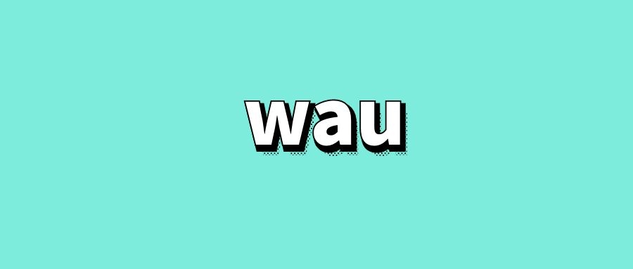 WAU名词解释